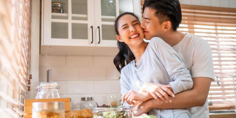 Couple emotionally close to each other