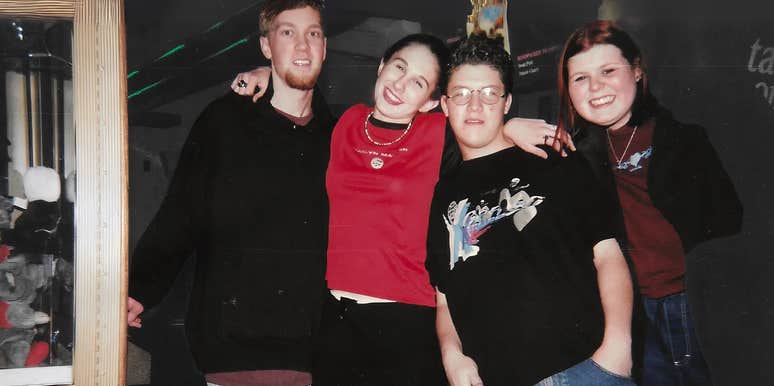 Author and friends in early 1990's