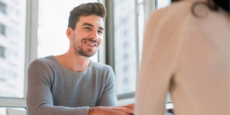 Man has odd behaviors that indicate he is mooching off someone.