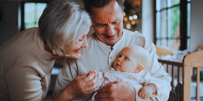 grandparents and baby 