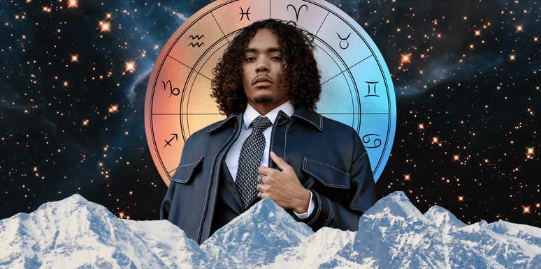 man with zodiac signs being tested universe 2025