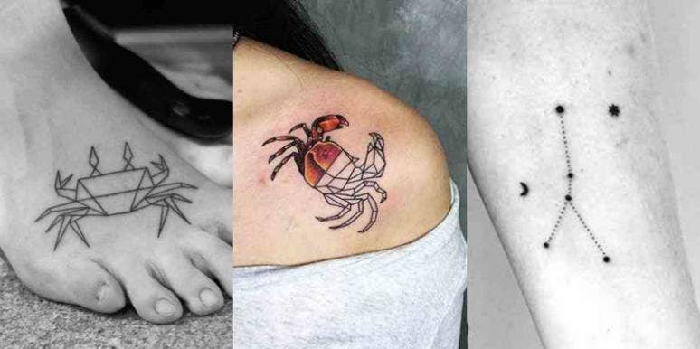 cancer zodiac tattoos for women