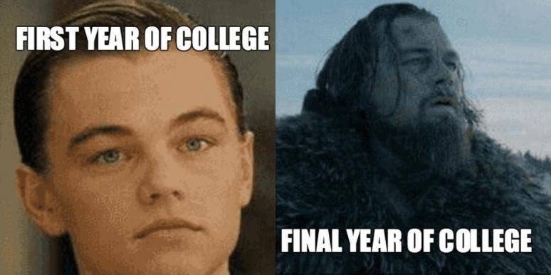 college senior meme blank