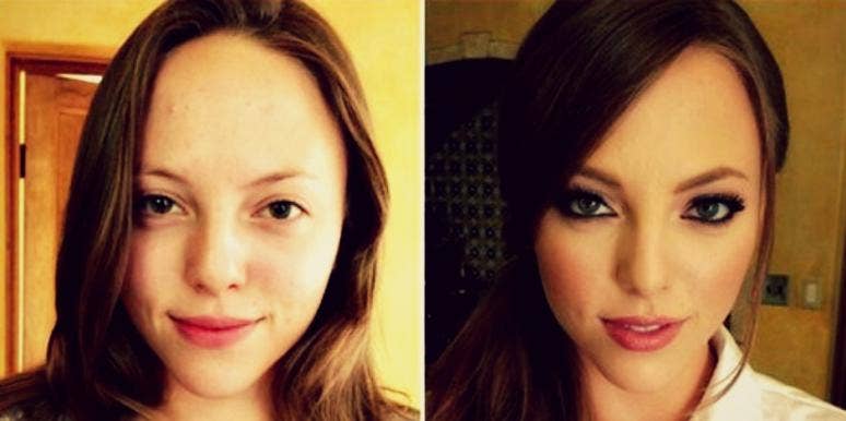 Face Makeup Porn - Before/After Makeup Photos Prove Porn Stars Are JUST LIKE US ...