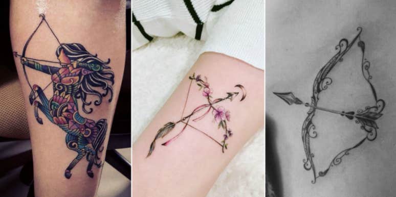 sagittarius zodiac symbol tattoos