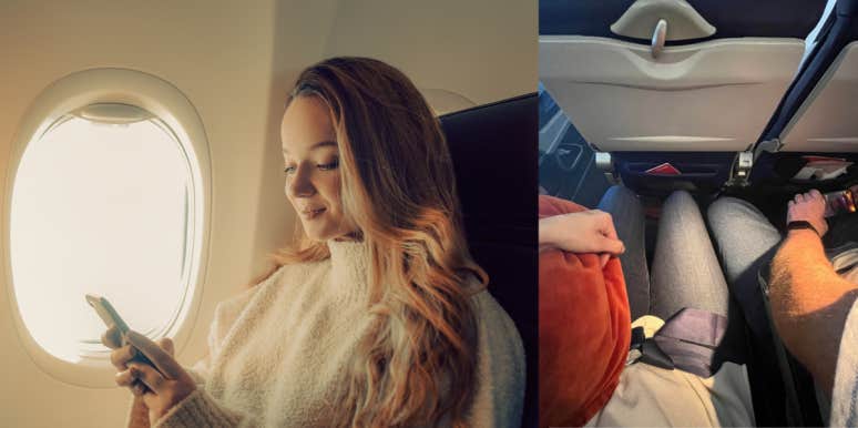 Womans Photo Of Plane Passenger Manspreading Sparks Debate YourTango