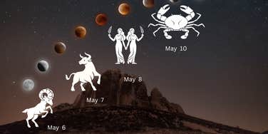  How The Moon Effects Each Zodiac Sign's Horoscopes From Now Through May 12