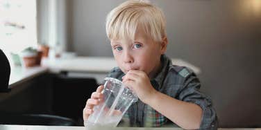 toddler boy, restaurant 