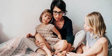 Mother of two, no longer listening to parenting experts 