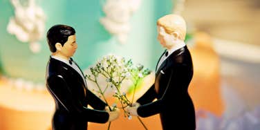 Gay couple getting married