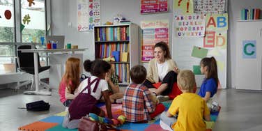 Daycare teaching child-friendly lesson about 9/11