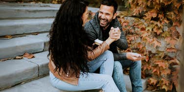 Woman on date with man who would make excellent second husband