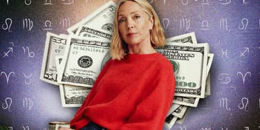 woman and pile of wealth september 28, 2024