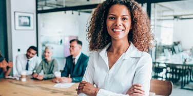 Woman posses the rare psychological skills that make her a true leader.