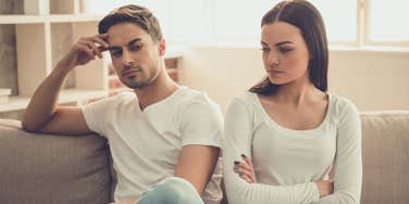 Codependent couple having relationship problems