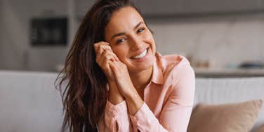 radiant woman smiling