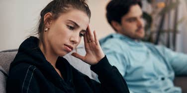 woman feeling disrespected by man