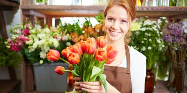 Business owner who was asked by internet florist to change her logo