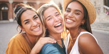 group of female friends 