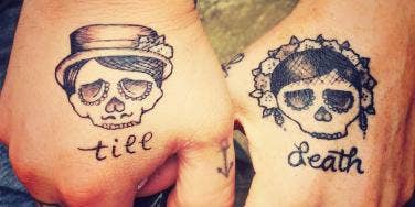 Couple matching tattoo idea by tavitattoo  Artist tavitattoo  tattooink matchingtattoos coupletattoo smalltattoo startattoo   Instagram