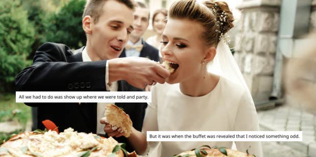 A Woman Had To Warn Her Sisters Wedding Guests Not To Eat The Food 3402