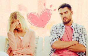 Woman and man sit learning the real reasons why finding love again is so difficult for them.