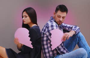 Couple learning reasons to break up with ex once and for all.